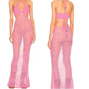 Maia Crochet Maxi Dress Dundas x Revolve